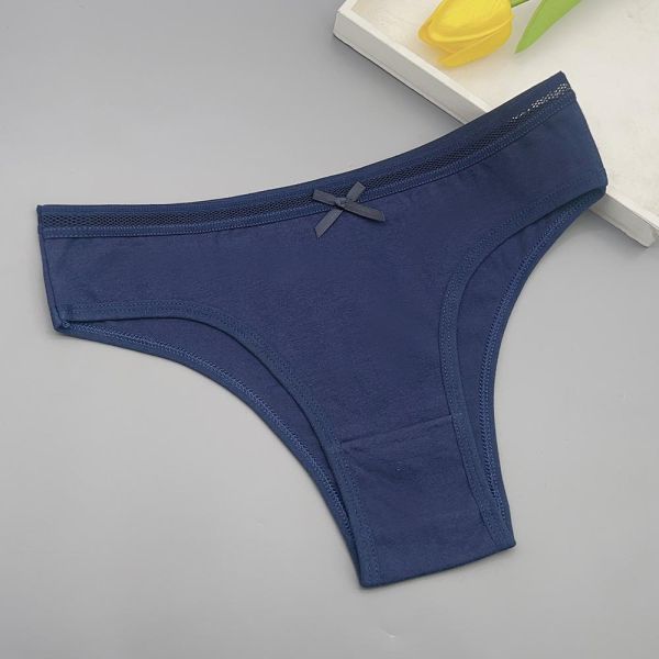 Women Bikini Panties Wholesale High Quality 95% Cotton Women Underwear Bikini 6 Colors Mix Bikini Type Underwear for Women