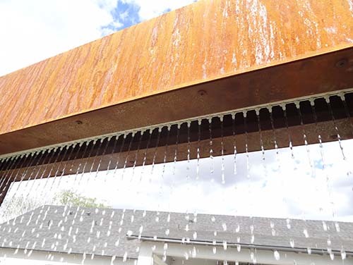 стена воды 3mm толстая декоративная деревенская Corten стальная прочная