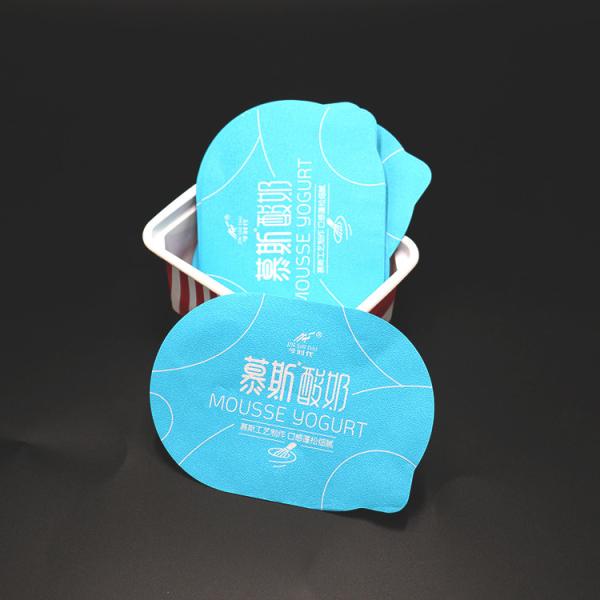 Oripack 84*121mm Aluminum Foil Lids 40 Micron Pet Cup Food Grade Ink Lacquer