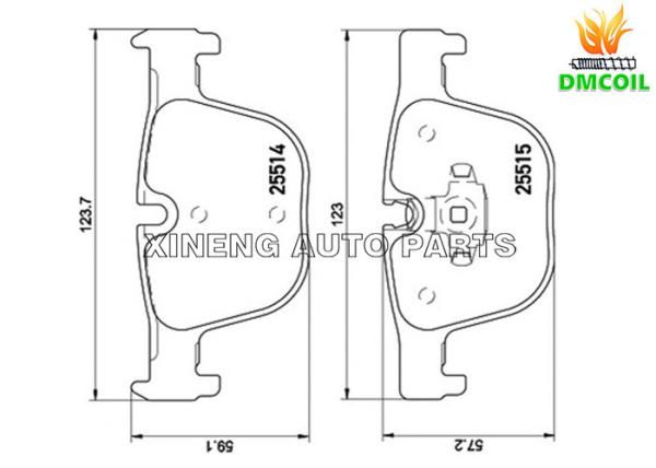Front Axle BMW Auto Brake Parts Strong Durability Fully Automated Production