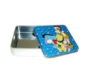 PMS Printing Tea Packaging 0.30mm Thickness Square Tin Can