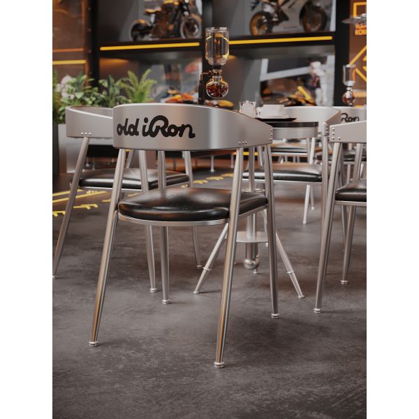 Vintage Bar Table And Chairs Compact Industrial Bar Furniture For Coffee Shops