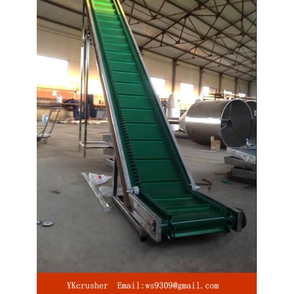 Stainless Steel Industry Food Grade Conveyor Belt Low Consumption Low Noise