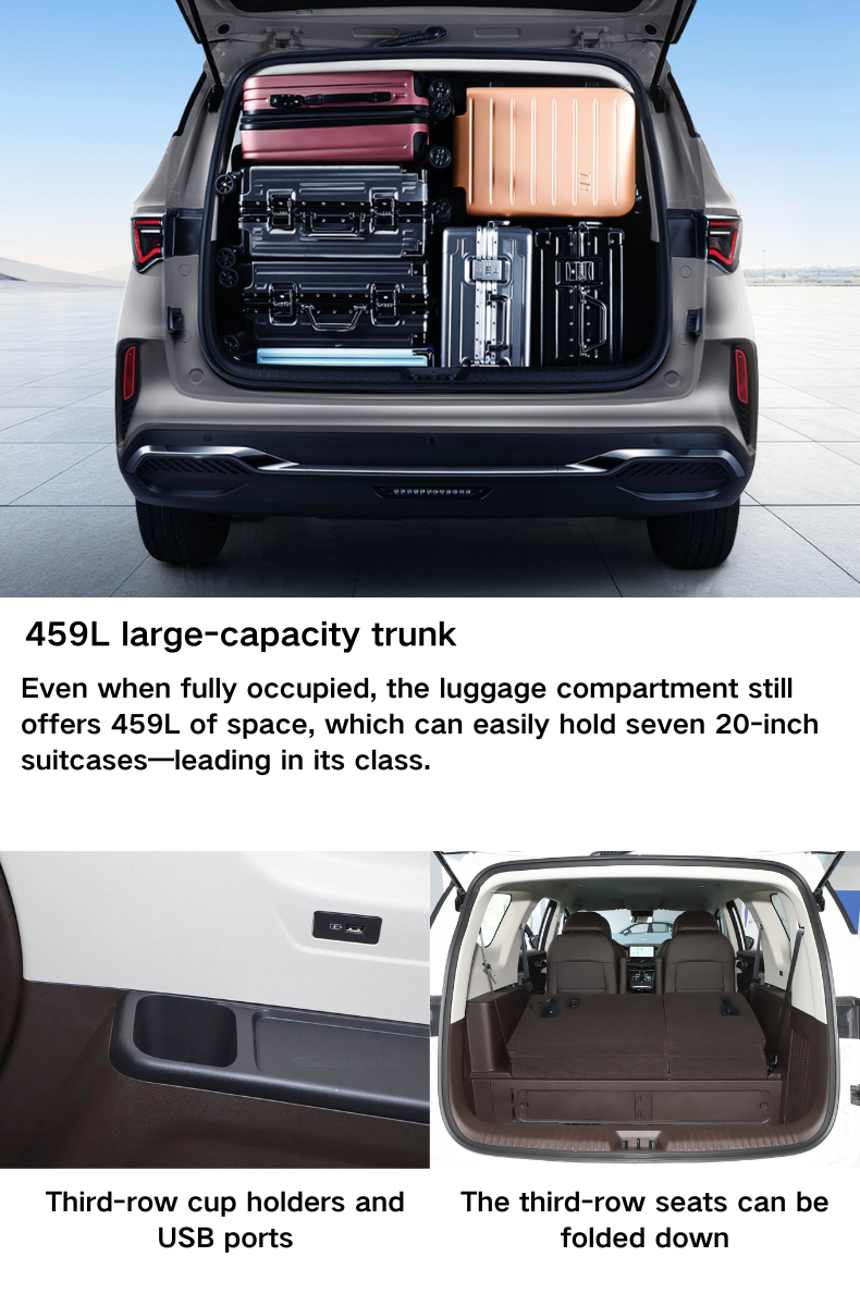 2025 Livan 8 Ruilan 8 Electric MPV 7-Seater 515km Range Fast Charge 0.67h 68.03kWh Battery with 2+2+3 Seating Layout