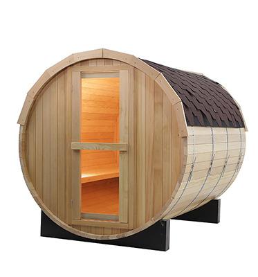 2021 Hot Selling Solid Wood Hemlock Sauna Saturated Steam Sauna Popular Outdoor Computer Eco Sauna Barrel Traditional Saturated Steam Sauna Room/Red Cedar Wood