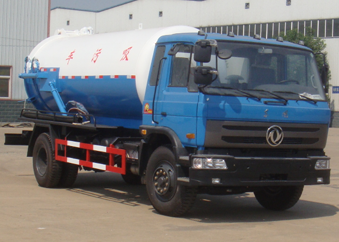 Municipal 7m3 Sewage Suction Truck / Sewage Tanker Truck With City Cleaning Tanker
