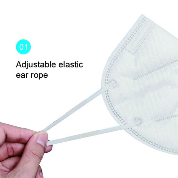 CE Approval KN95 Anti-Dust Anti-Fog 95% High Efficiency Filtration Breathable KN95 Face Mask