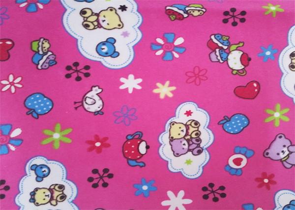 Dyed And Printing Organic Flannel Fabric For Baby Clothing Twill Style