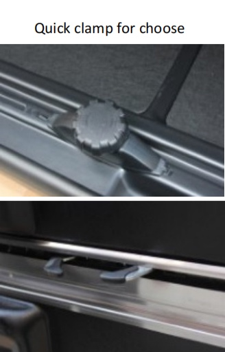 RB500 SUNSING Universal Car Roof Box for Travel Double Side Lock System Quick Clamp Carbon Surface Choose Compatible Car