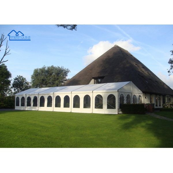 Clear-Span Graduation Party Marquee Tents Waterproof PVC Aluminum Alloy Frame Event Canopy Structure