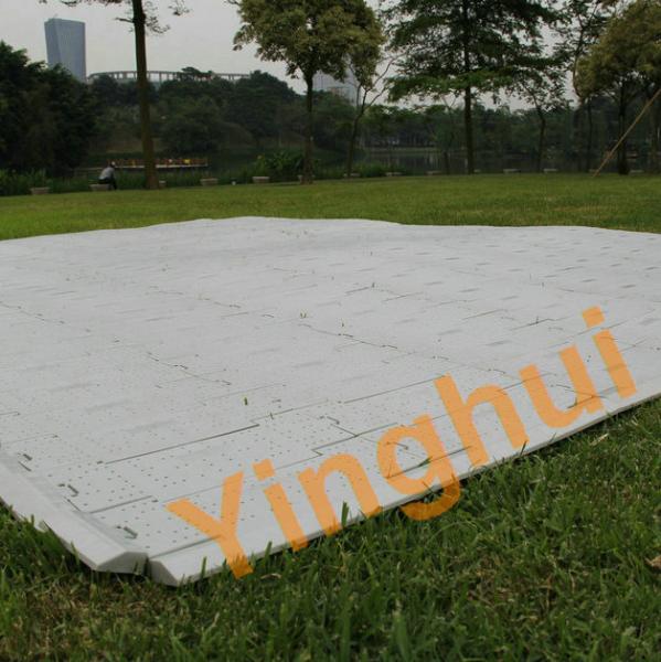 Outdoor Tent Flooring Heavy Duty Plastic Temporary Floor Covering for Party, Concert,  Banquet, Wedding