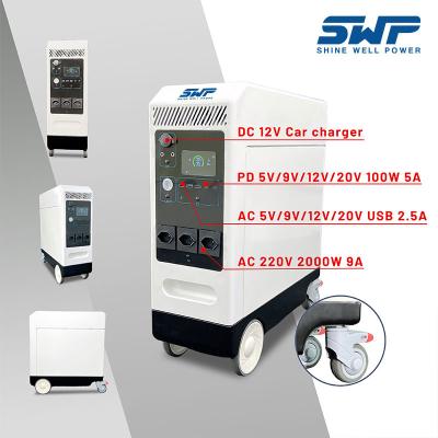 SWP48100 Lithium Battery Energy Storage System All In One 40V-58.4V 6000 Cycles