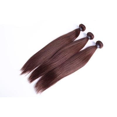 Cabelo humano peruano do brasileiro da cor #4 Brown escuro do Weave do cabelo de Ombre do Virgin