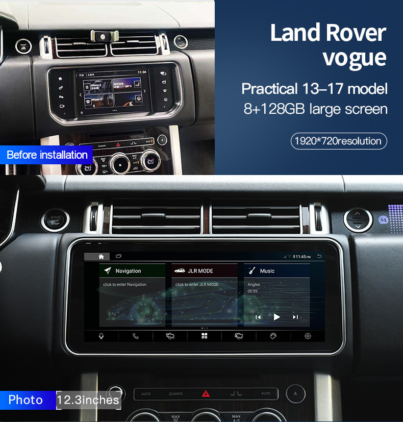 Range Land Rover Evoque Radio Stereo Bosch Navi с фиксированным экраном DSP CarPlay 2013-2016
