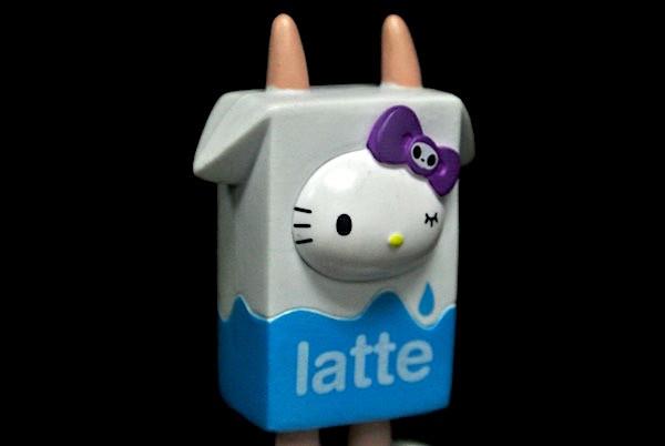 Milk Box Hello Kitty Figures , Kids Plastic Toys Customized Size / Color