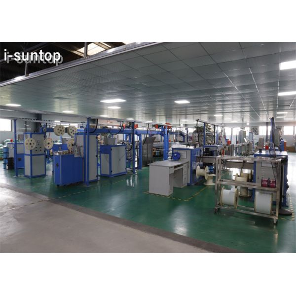 1-12 Cores FTTH Outdoor Indoor Drop Cable Manufacturing Machine