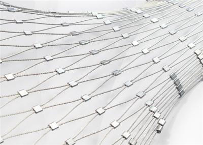 Quebra de aço inoxidável da malha de grande resistência da corda de fio resistente para o campo de jogos