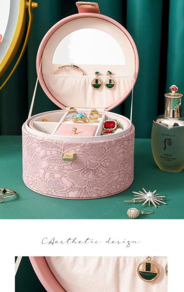 CHINESE STYLE HAND DECORATION BOX HIGH-GRADE JEWELRY BOX LARGE CAPACITY WATERPROOF PORTABLE JEWELRY BOX HOUSEHOLD MULTI-