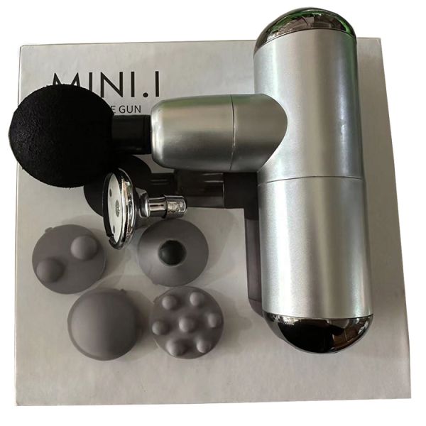 Pistola de Masaje Corporal Mini Massage Gun Certification Other Black/Silver/Pink/Gray