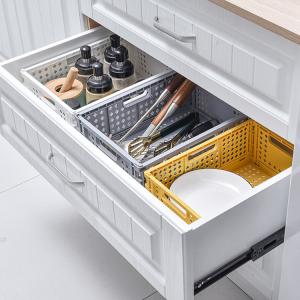 Caixas de armazenamento plásticas dobráveis inodoras, engrossadas empilhando