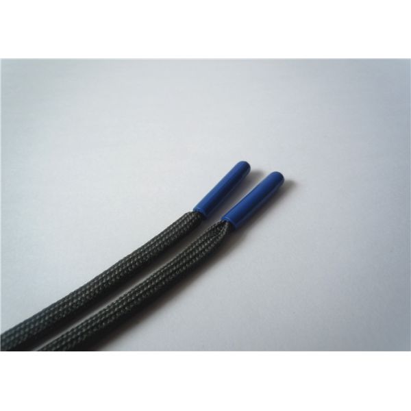 Покрашенный широкий плоский эластик шнурков ботинка круглый для вспомогательного оборудования одежды