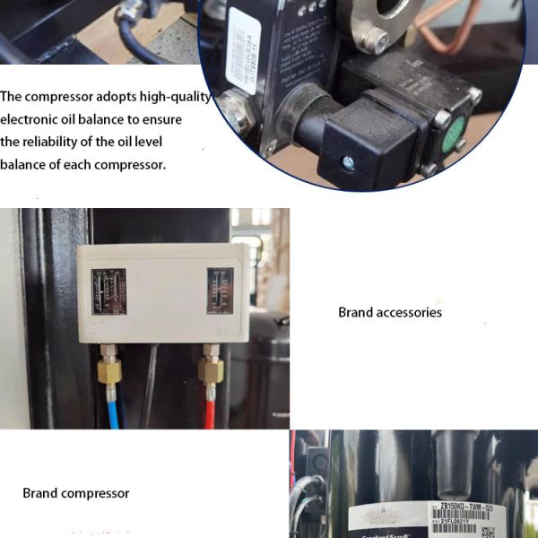 ZB150KQE Copeland Скрулл компрессор холодильный конденсационный блок 380В