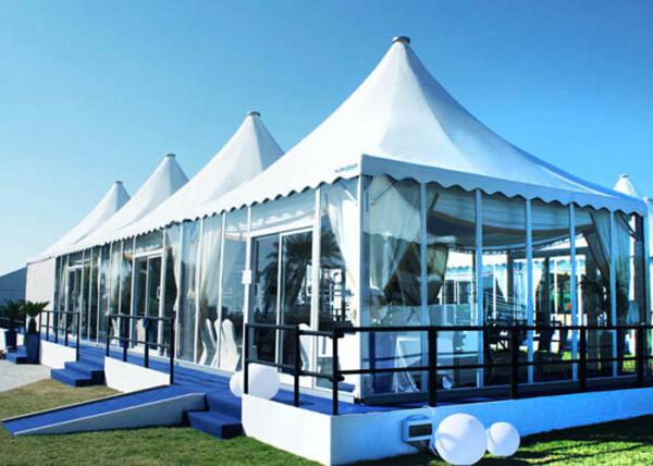 Outdoor Waterproof Pagoda Gazebo Tent With Aluminum Alloy Frame