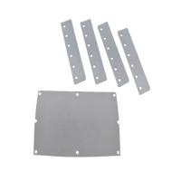 Matériaux isolants thermiques en silicone gris Pad de refroidissement thermiquement conducteur pour batterie automobile