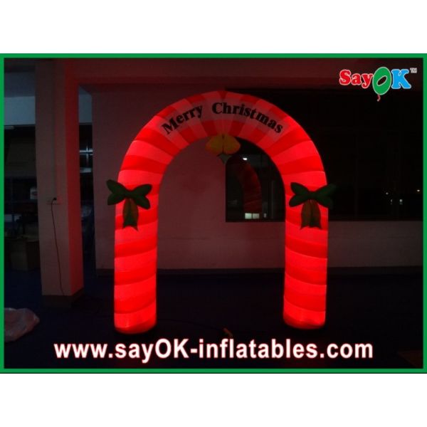 9 Feet Holiday Decotations Lovely Inflatable Christmas Arch With Led Lights