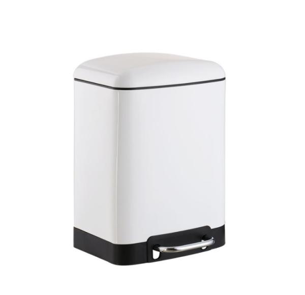 6L 12L 30L  Indoor Trash Can Stainless Steel Trash Can With Foot Pedal