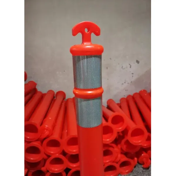 PE+Base Material Warning Bollard with 49