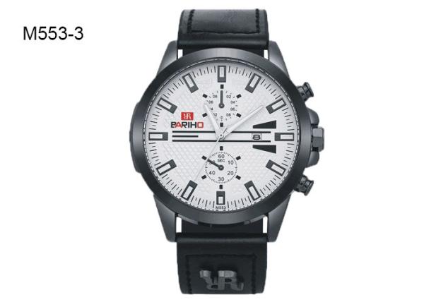 Date Men's Quartz Watch  5-Pin Multifunctional Chronograph Wristwatch M553