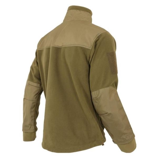 Abrasion Reinforced Air Force Coyote Brown Fleece Jacket With Mesh Lining Military Garments