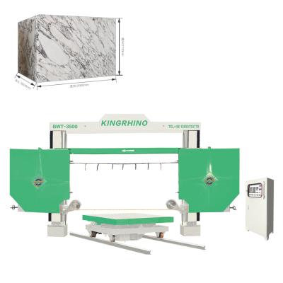 3500x3500x2100mm Diamond Wire Saw Cutting Machine para a pedra calcária