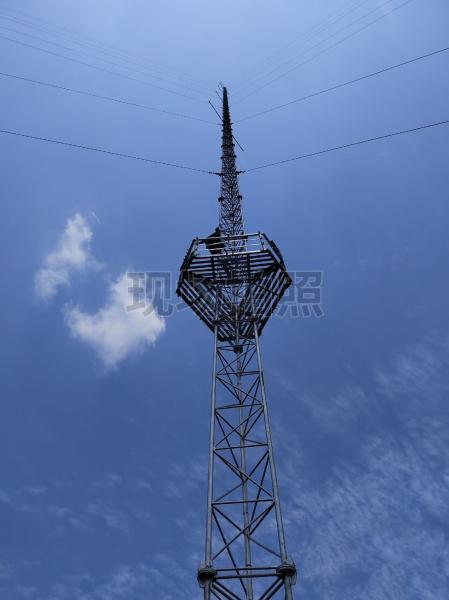 Hot Dip Galvanizing 60-80m Lattice Guyed Tower Mast for Wind Measurement Campaign Q420B/Q355B/Q235B Materials