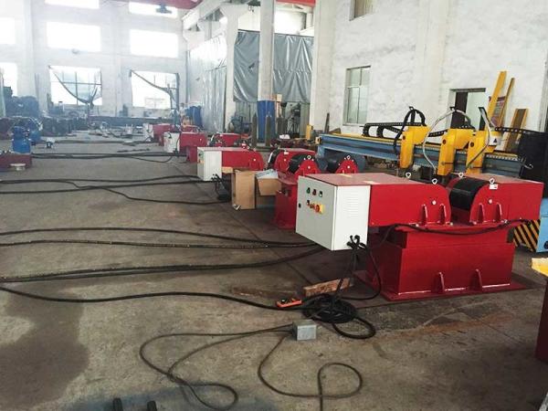 Hydrulic 20T Lifting Pipe Welding Rollers With 150mm Lifting Stroke