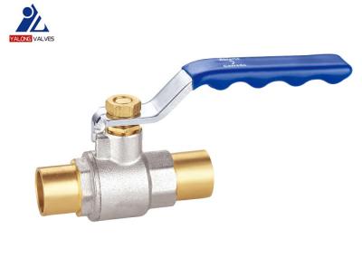 Copper 600PSI Brass Ball Valve C X C Ball Valve ISO228