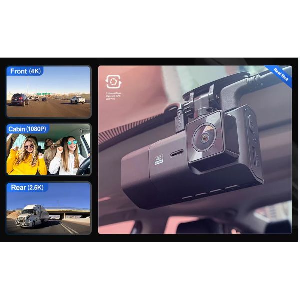 4K Wifi Dashcam Full Hd Автомобильный видеорегистратор Автомобильная видеокамера Fhd 1080p IMX335