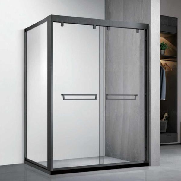 Polished Bathroom Shower Enclosure 8mm Tempered Glass Shower Cabin
