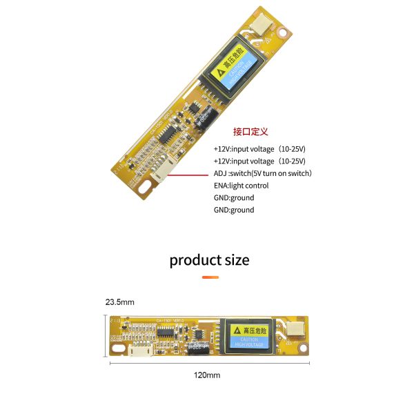 CA-1501 LED Backlight Driver Board 10 25V for 15-22 inch Monitors