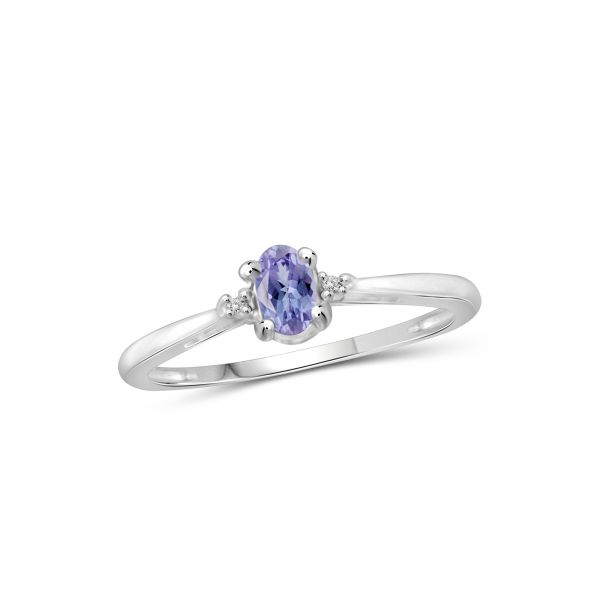 Кольцо короля 0,18 Ct голубые Tanzanite 925 камня самоцвета стерлинговое серебряное с Prongs желтого золота 10K звенит