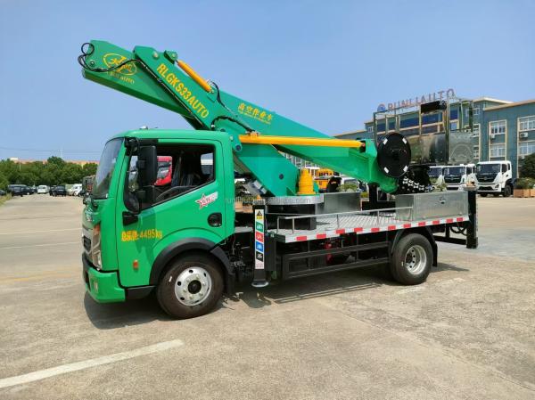Chine usine DFAC DongFeng Duolika Plateforme de travail aérienne montée à la tête Télécopie Bouteille à grande altitude Camion d'exploitation