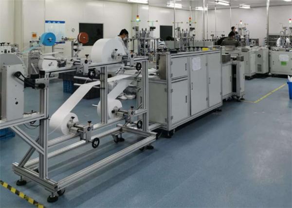 Máscara protetora médica descartável não tecida automática do fornecedor de China que faz a máquina com ultrassônico