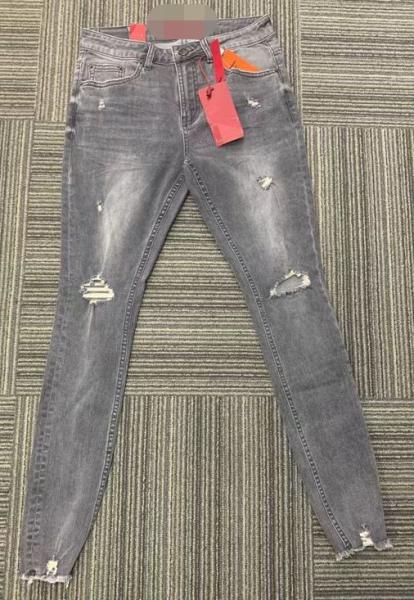 Stretch Fashion Lady Jeans Denim Pants Slim Fit Trend Jeans 74