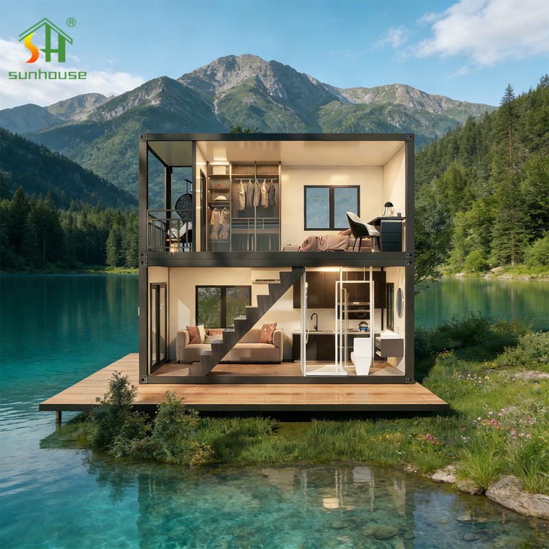 Portable Prefab Container House Modular Building for Temporary School Clinic Emergency Shelter And Community Facilities