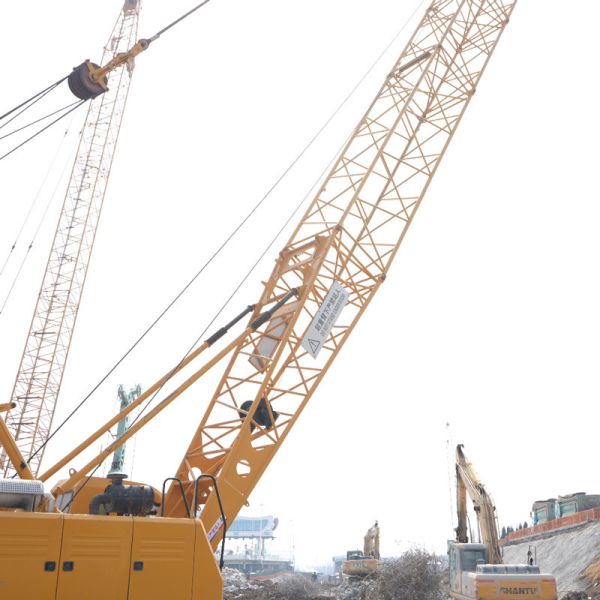 Municipal Construction Lattice Boom Crawler Crane 55Ton Telescopic Crawler Crane