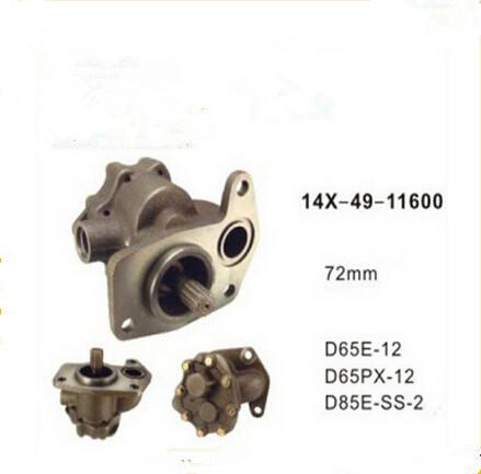 Replacement Komatsu D65-12 hydraulic gear pump 14X-49-11600