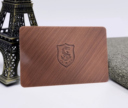 WCT подняло карта банка карты 85X54mm CMYK металла дела Printable