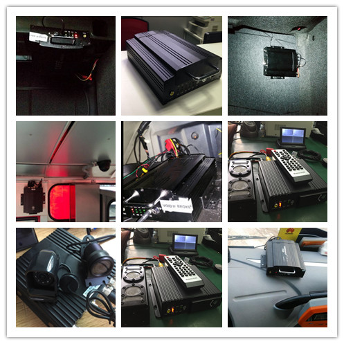 Мобильный DVR System 4 Channel 1080P H.265 HDD AHD Автомобильный видеорегистратор для грузовиков