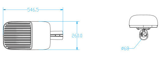 Outdoor Integrated Solar Led Street Light 6m - 10m Mounting Height Bright 20/30W